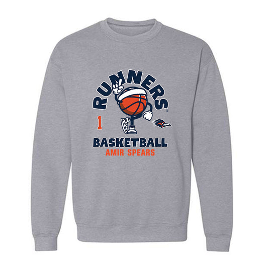 UTSA - NCAA Men's Basketball : Amir Spears - Fashion Shersey Crewneck Sweatshirt-0