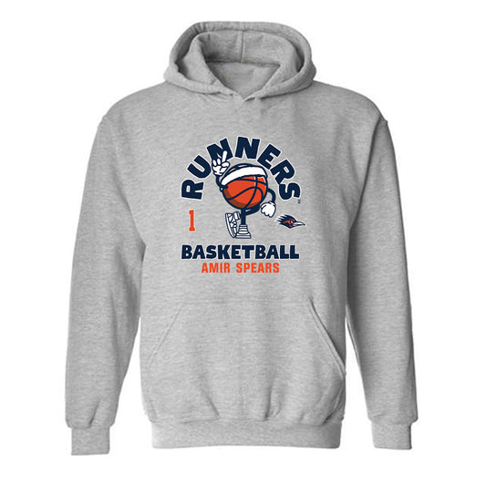 UTSA - NCAA Men's Basketball : Amir Spears - Fashion Shersey Hooded Sweatshirt-0