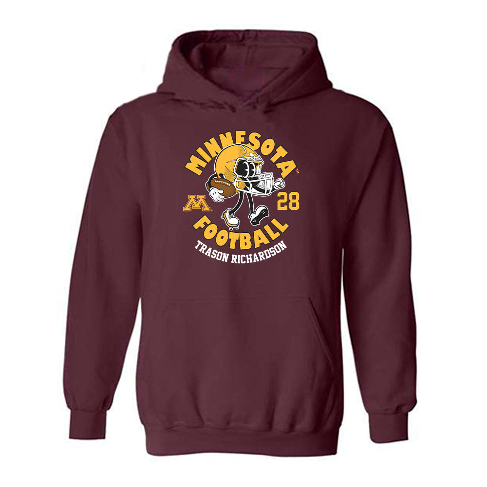 Minnesota - NCAA Football : Trason Richardson - Fashion Shersey Hooded Sweatshirt-0