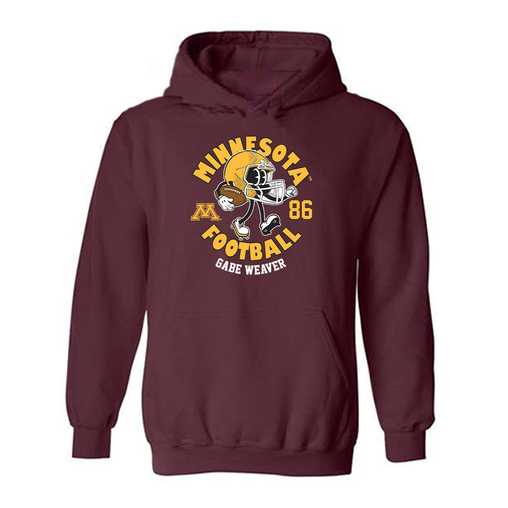 Minnesota - NCAA Football : Gabe Weaver - Fashion Shersey Hooded Sweatshirt-0