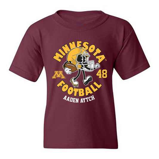 Minnesota - NCAA Football : Aaden Aytch - Fashion Shersey Youth T-Shirt-0