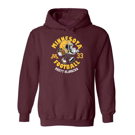 Minnesota - NCAA Football : Rhett Hlavacka - Fashion Shersey Hooded Sweatshirt-0