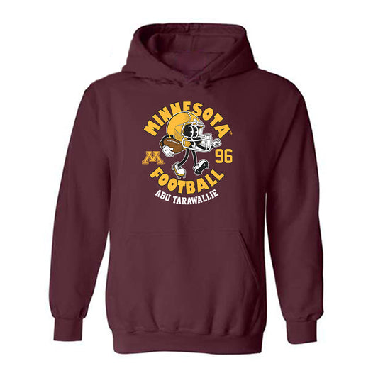 Minnesota - NCAA Football : Abu Tarawallie - Fashion Shersey Hooded Sweatshirt-0