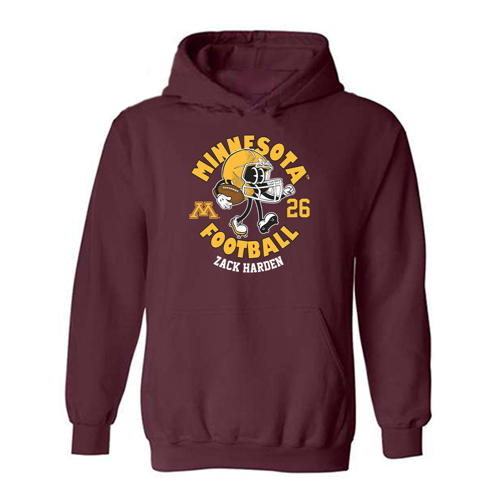Minnesota - NCAA Football : Zack Harden - Fashion Shersey Hooded Sweatshirt-0