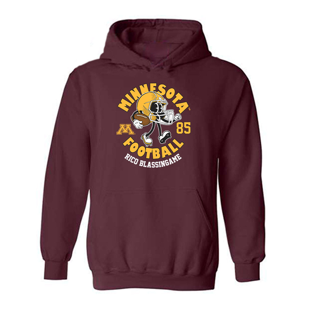 Minnesota - NCAA Football : Rico Blassingame - Fashion Shersey Hooded Sweatshirt-0