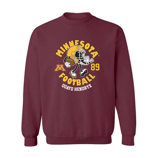 Minnesota - NCAA Football : Quayd Hendryx - Fashion Shersey Crewneck Sweatshirt-0