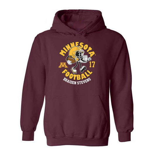 Minnesota - NCAA Football : Braiden Stevens - Fashion Shersey Hooded Sweatshirt-0
