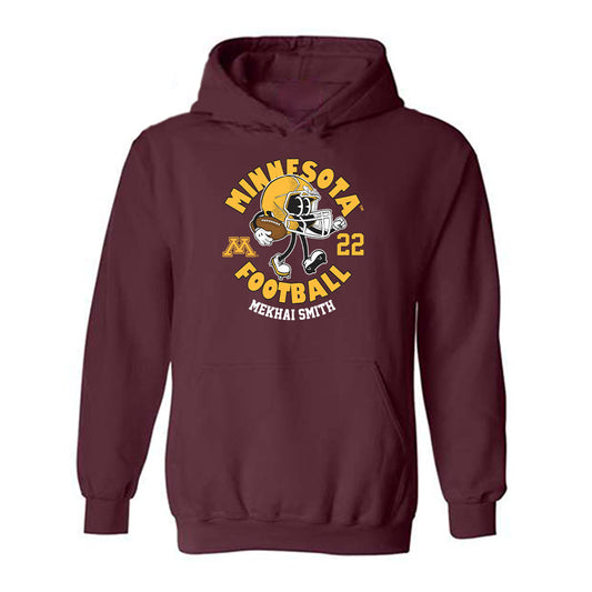 Minnesota - NCAA Football : Mekhai Smith - Fashion Shersey Hooded Sweatshirt-0