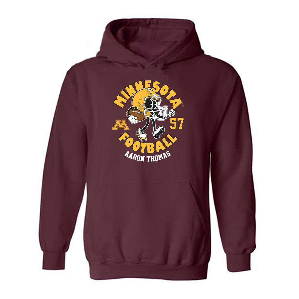 Minnesota - NCAA Football : Aaron Thomas - Fashion Shersey Hooded Sweatshirt-0