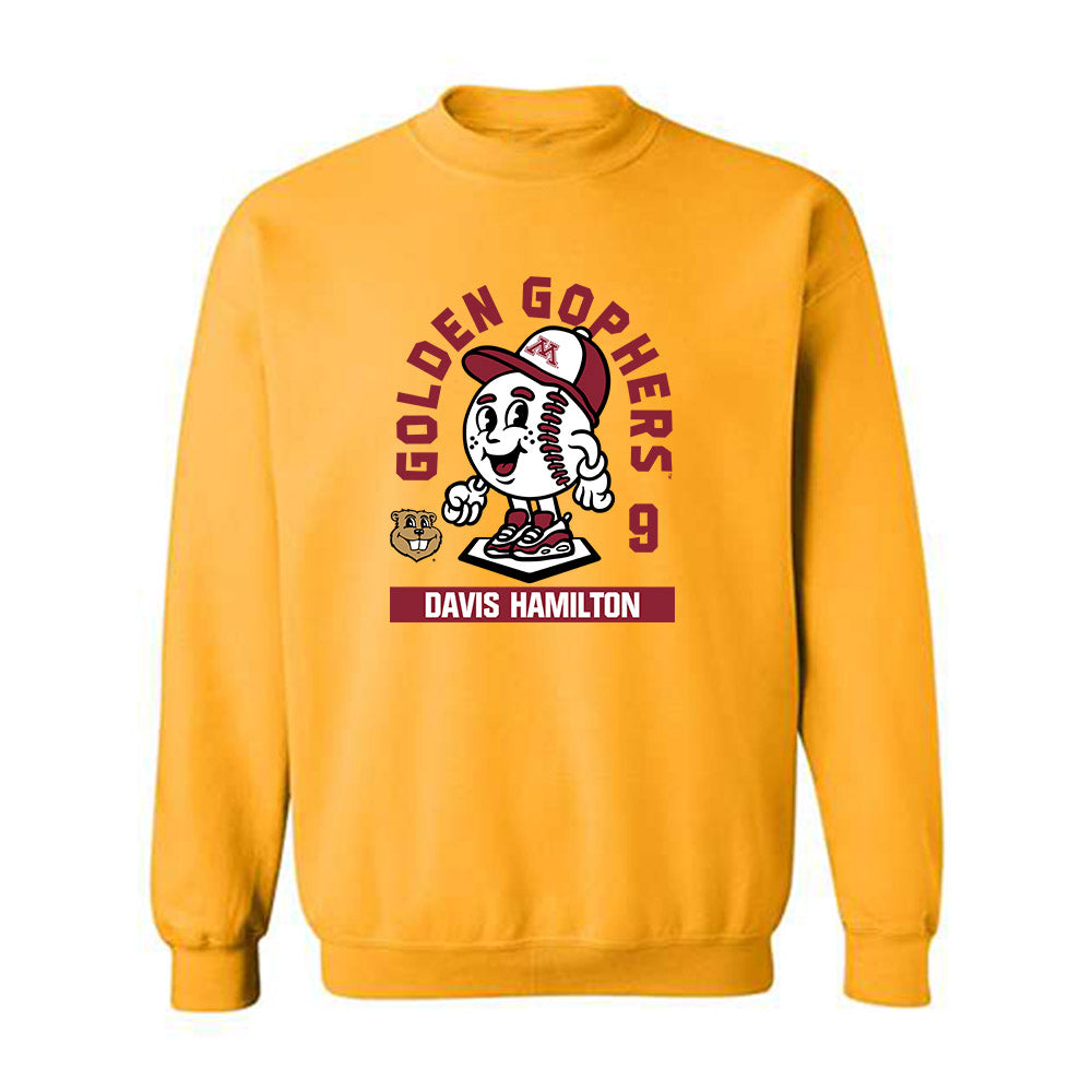 Minnesota - NCAA Baseball : Davis Hamilton - Fashion Shersey Crewneck Sweatshirt-0