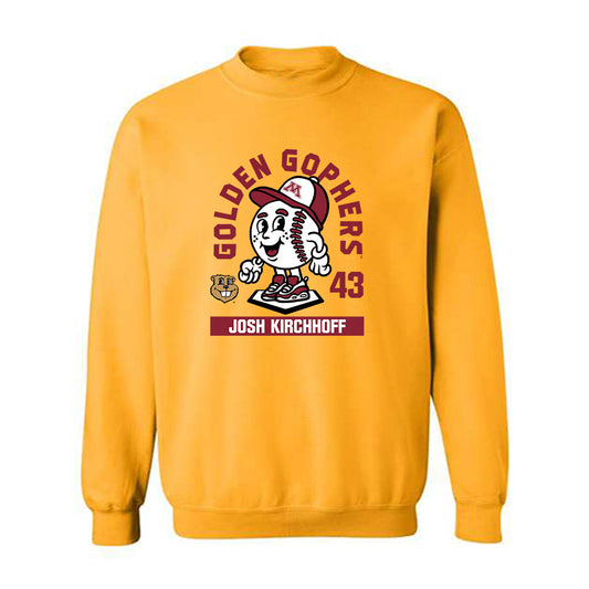 Minnesota - NCAA Baseball : Josh Kirchhoff - Fashion Shersey Crewneck Sweatshirt-0