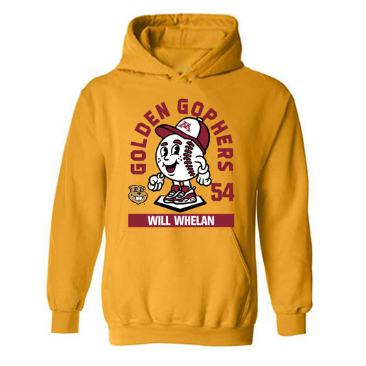 Minnesota - NCAA Baseball : Will Whelan - Fashion Shersey Hooded Sweatshirt-0