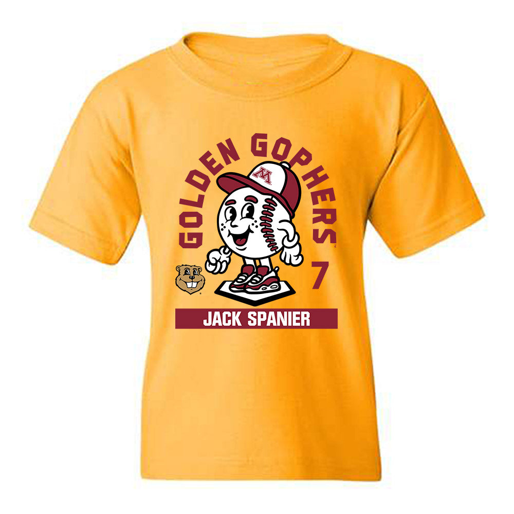 Minnesota - NCAA Baseball : Jack Spanier - Fashion Shersey Youth T-Shirt-0
