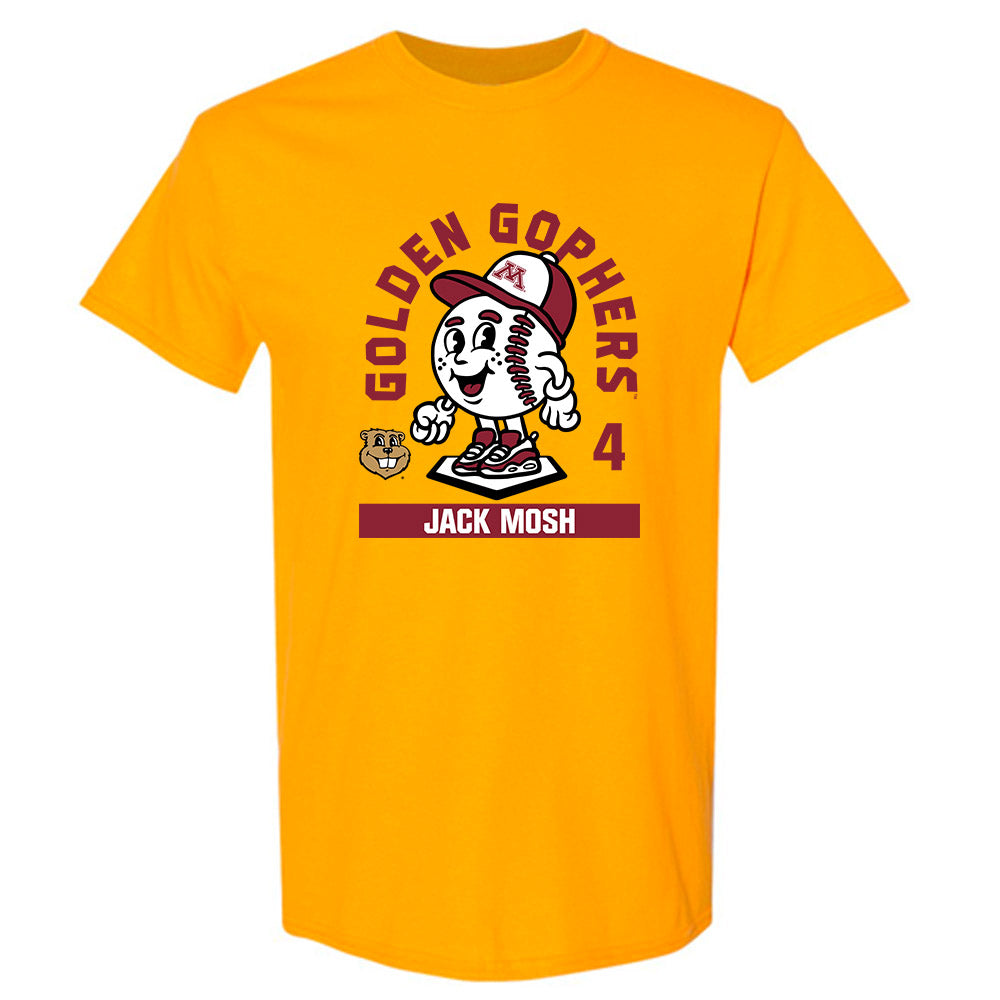Minnesota - NCAA Baseball : Jack Mosh - Fashion Shersey T-Shirt-0