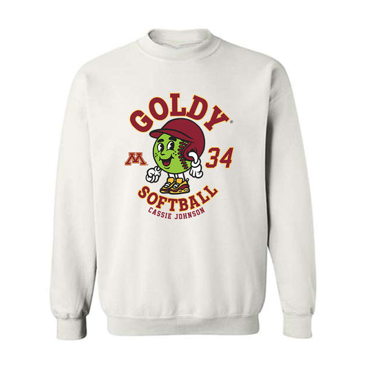 Minnesota - NCAA Softball : Cassie Johnson - Fashion Shersey Crewneck Sweatshirt-0