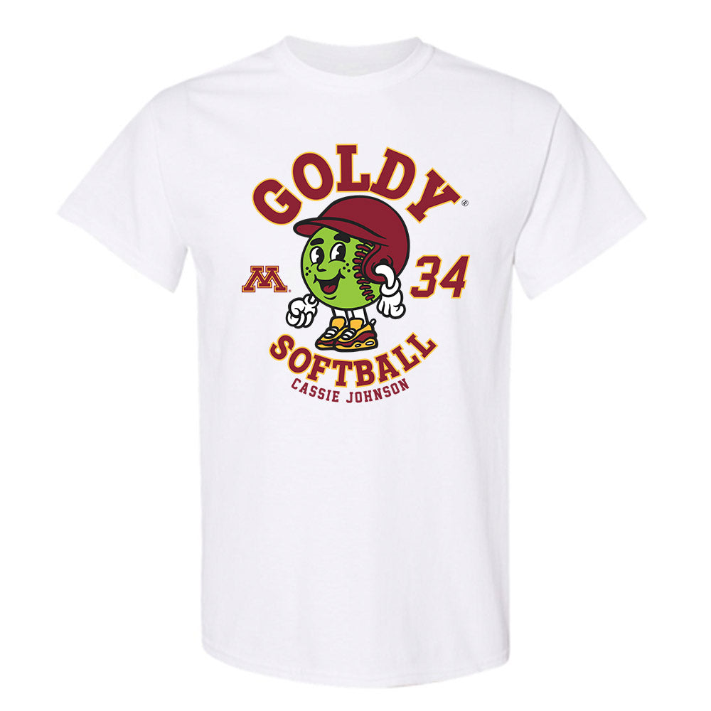 Minnesota - NCAA Softball : Cassie Johnson - Fashion Shersey T-Shirt-0