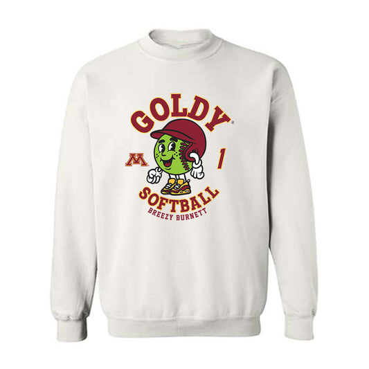 Minnesota - NCAA Softball : Breezy Burnett - Fashion Shersey Crewneck Sweatshirt-0