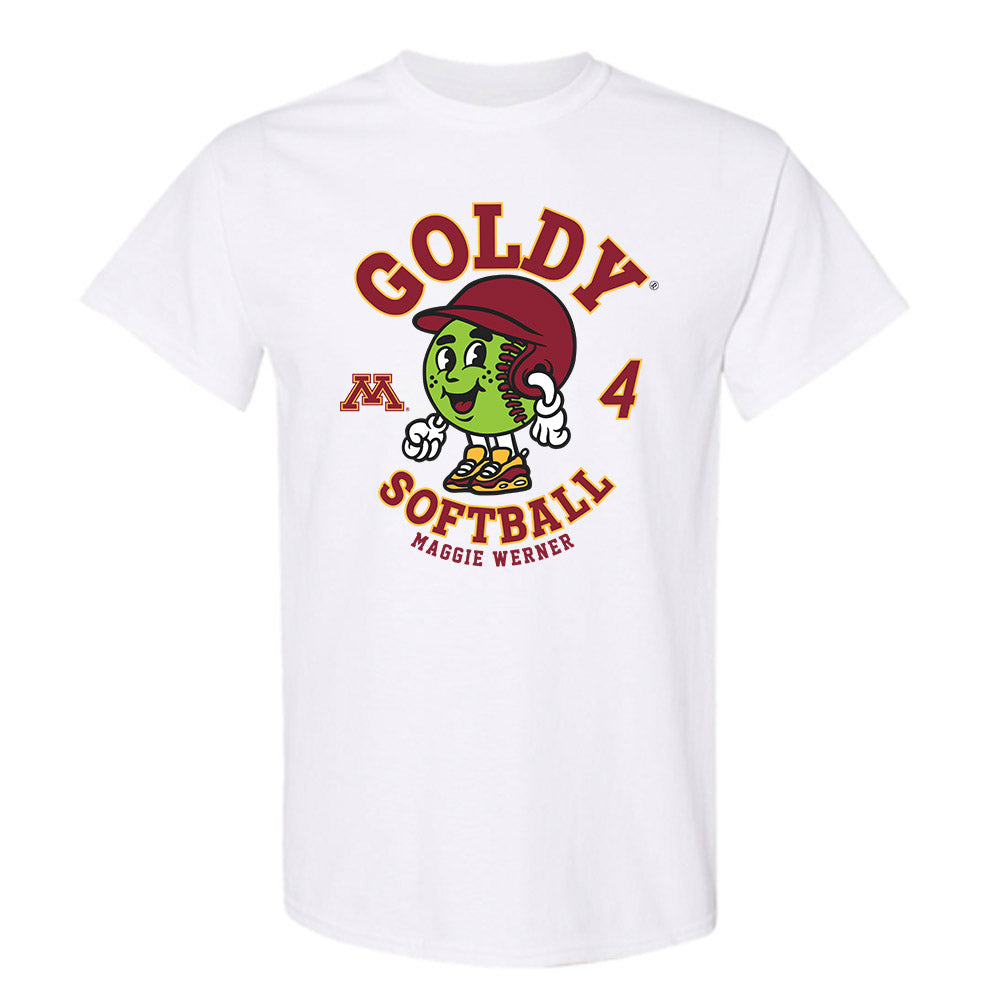 Minnesota - NCAA Softball : Maggie Werner - Fashion Shersey T-Shirt-0