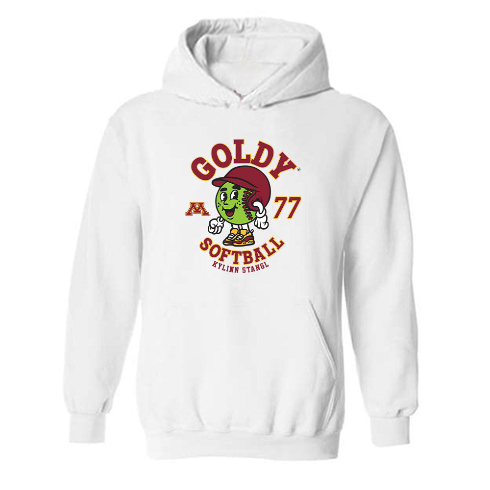 Minnesota - NCAA Softball : Kylinn Stangl - Fashion Shersey Hooded Sweatshirt-0