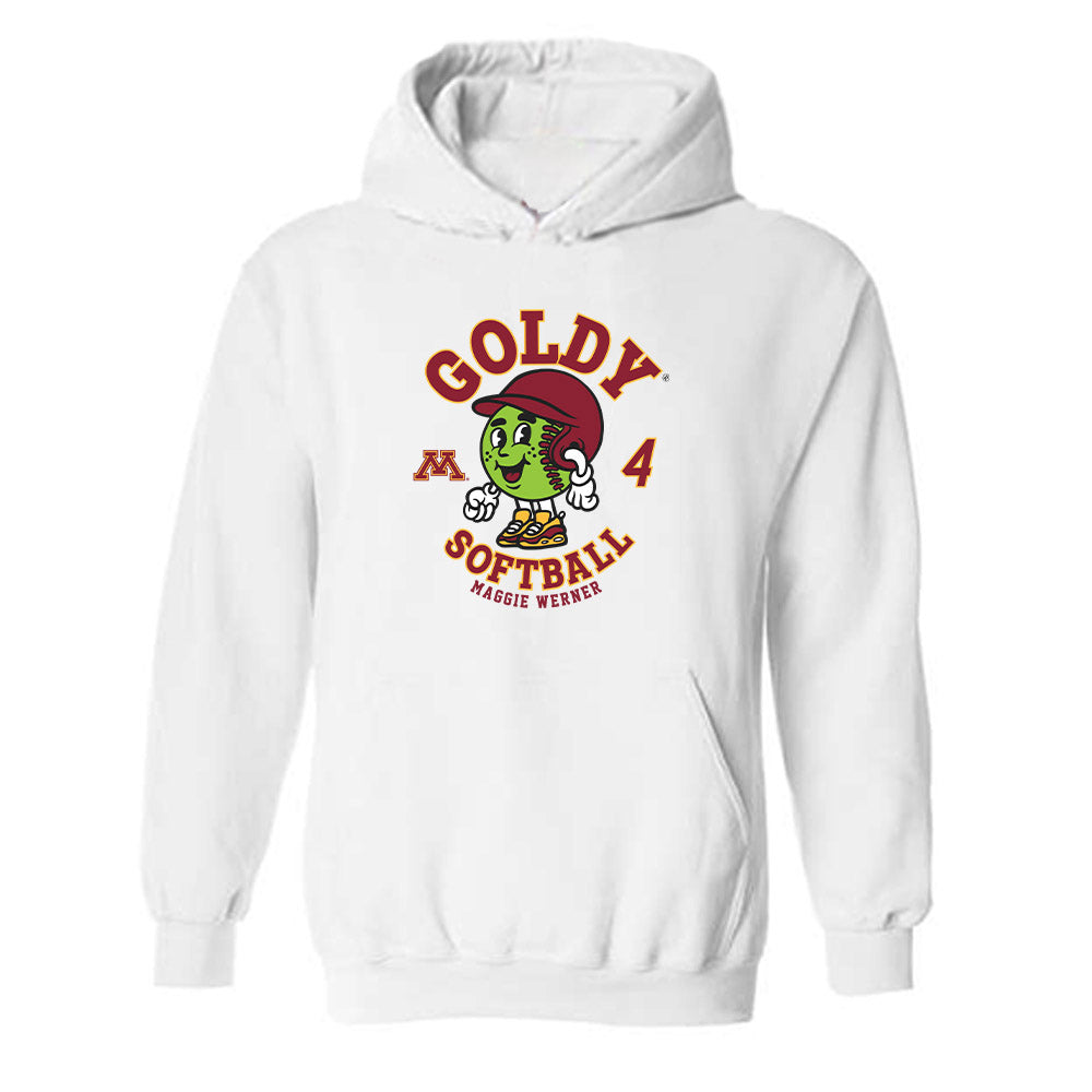 Minnesota - NCAA Softball : Maggie Werner - Fashion Shersey Hooded Sweatshirt-0