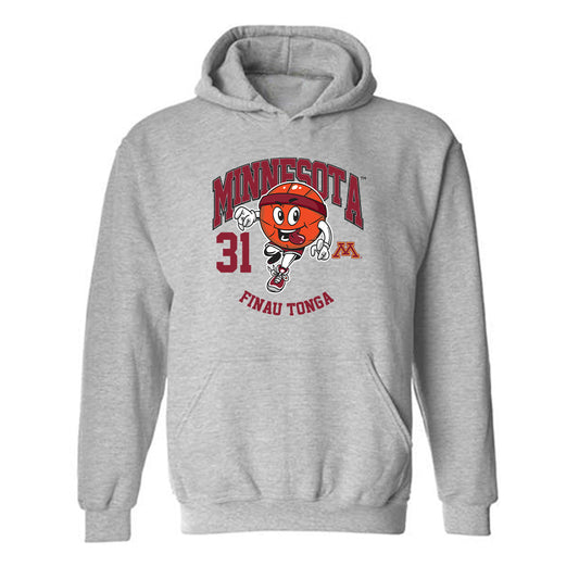 Minnesota - NCAA Women's Basketball : Finau Tonga - Fashion Shersey Hooded Sweatshirt-0