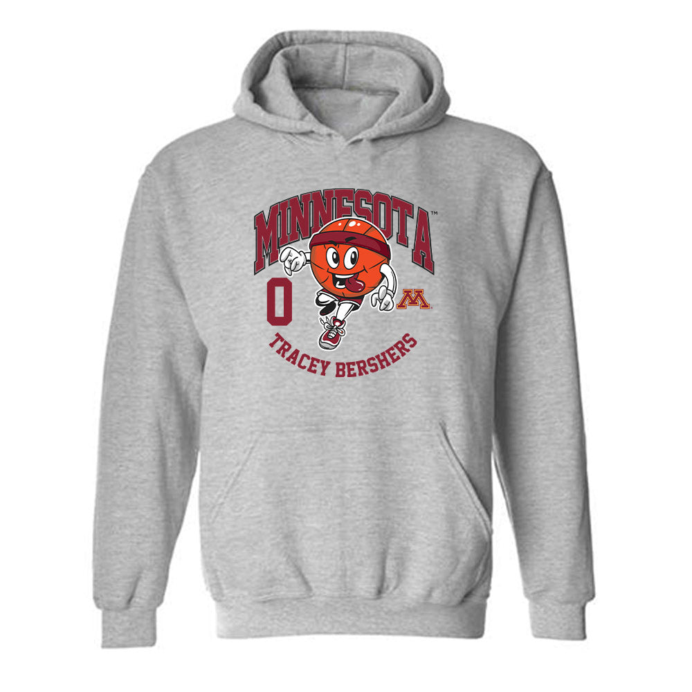 Minnesota - NCAA Women's Basketball : Tracey Bershers - Fashion Shersey Hooded Sweatshirt-0