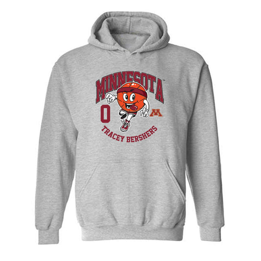 Minnesota - NCAA Women's Basketball : Tracey Bershers - Fashion Shersey Hooded Sweatshirt-0