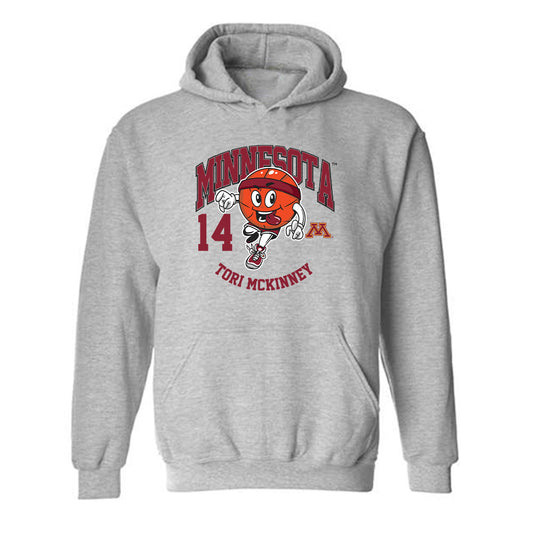 Minnesota - NCAA Women's Basketball : Tori McKinney - Fashion Shersey Hooded Sweatshirt-0