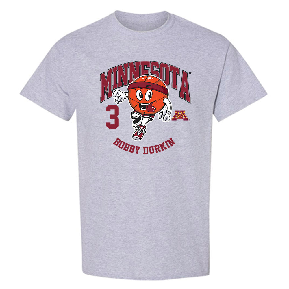 Minnesota - NCAA Men's Basketball : Bobby Durkin - Fashion Shersey T-Shirt-0