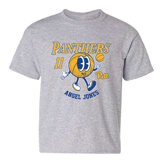 Pittsburgh - NCAA Women's Basketball : Angel Jones - Fashion Shersey Youth T-Shirt-0