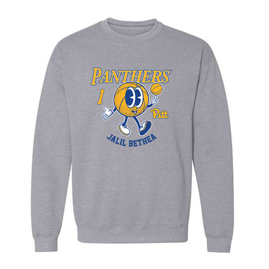 Pittsburgh - NCAA Men's Basketball : Jalil Bethea - Fashion Shersey Crewneck Sweatshirt-0