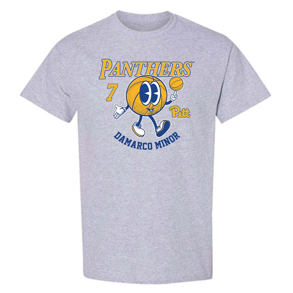 Pittsburgh - NCAA Men's Basketball : Damarco Minor - Fashion Shersey T-Shirt-0