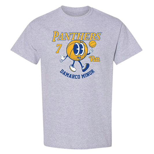Pittsburgh - NCAA Men's Basketball : Damarco Minor - Fashion Shersey T-Shirt-0
