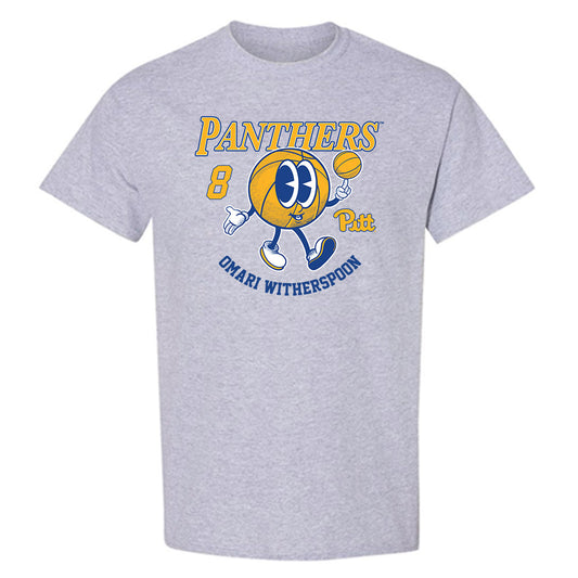 Pittsburgh - NCAA Men's Basketball : Omari Witherspoon - Fashion Shersey T-Shirt-0