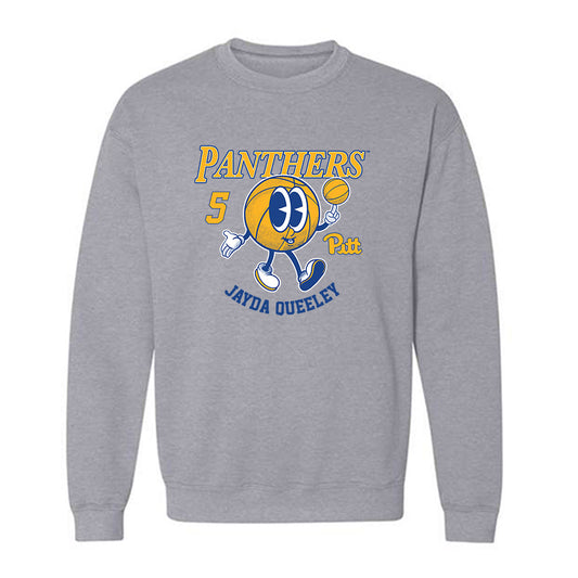 Pittsburgh - NCAA Women's Basketball : Jayda Queeley - Fashion Shersey Crewneck Sweatshirt-0
