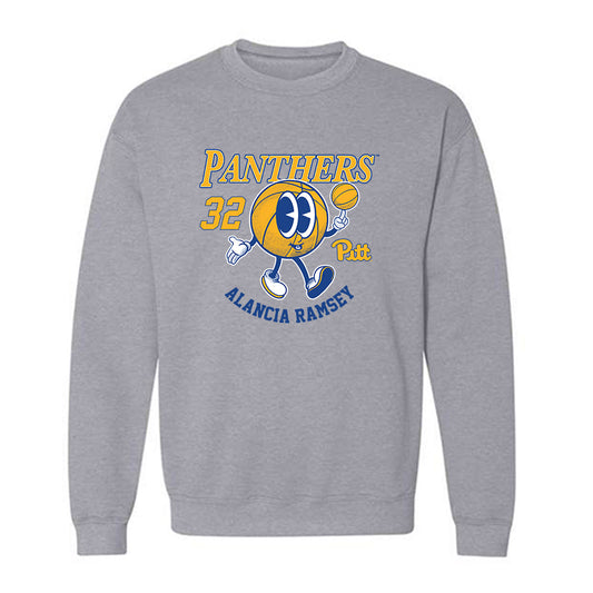 Pittsburgh - NCAA Women's Basketball : Alancia Ramsey - Fashion Shersey Crewneck Sweatshirt-0