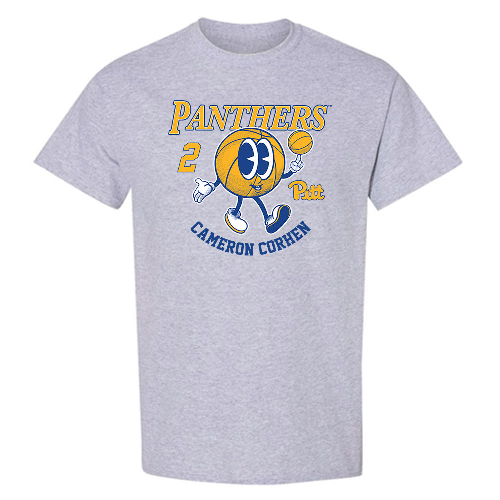 Pittsburgh - NCAA Men's Basketball : Cameron Corhen - Fashion Shersey T-Shirt-0