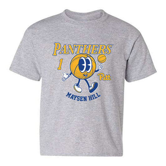 Pittsburgh - NCAA Women's Basketball : Maysen Hill - Fashion Shersey Youth T-Shirt-0