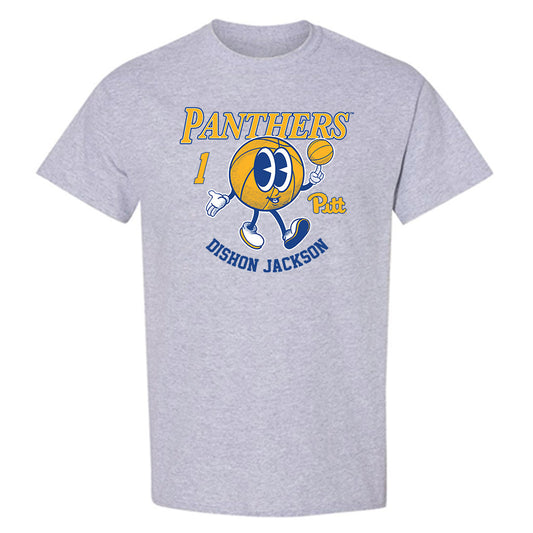 Pittsburgh - NCAA Men's Basketball : Dishon Jackson - Fashion Shersey T-Shirt-0