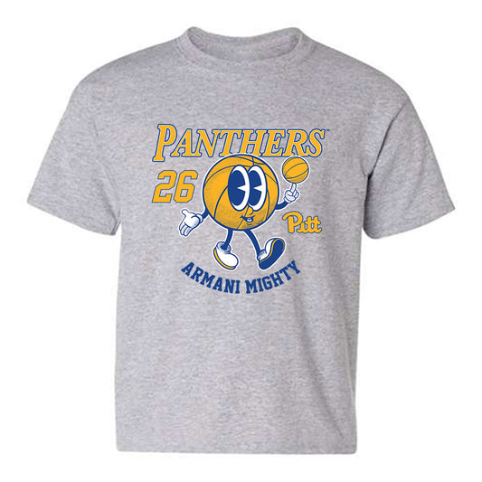 Pittsburgh - NCAA Men's Basketball : Armani Mighty - Fashion Shersey Youth T-Shirt-0