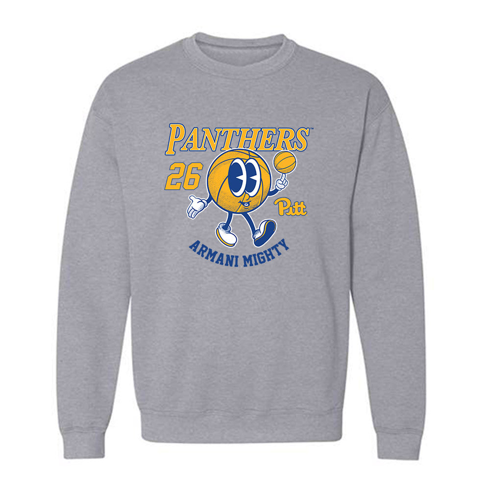 Pittsburgh - NCAA Men's Basketball : Armani Mighty - Fashion Shersey Crewneck Sweatshirt-0