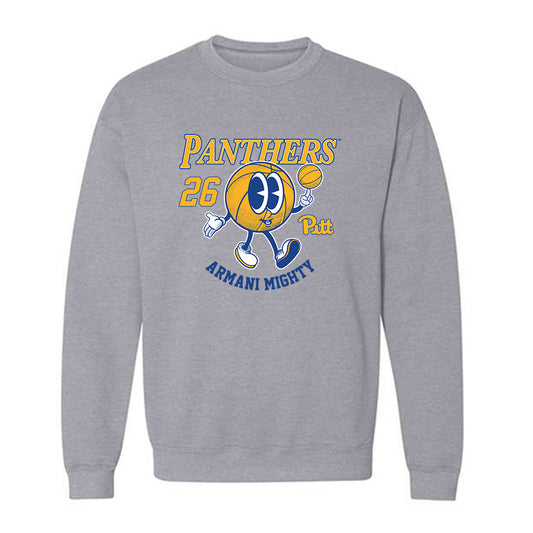 Pittsburgh - NCAA Men's Basketball : Armani Mighty - Fashion Shersey Crewneck Sweatshirt-0