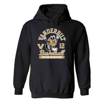Vanderbilt - NCAA Men's Basketball : Jaylon Dean-Vines - Fashion Shersey Hooded Sweatshirt-0
