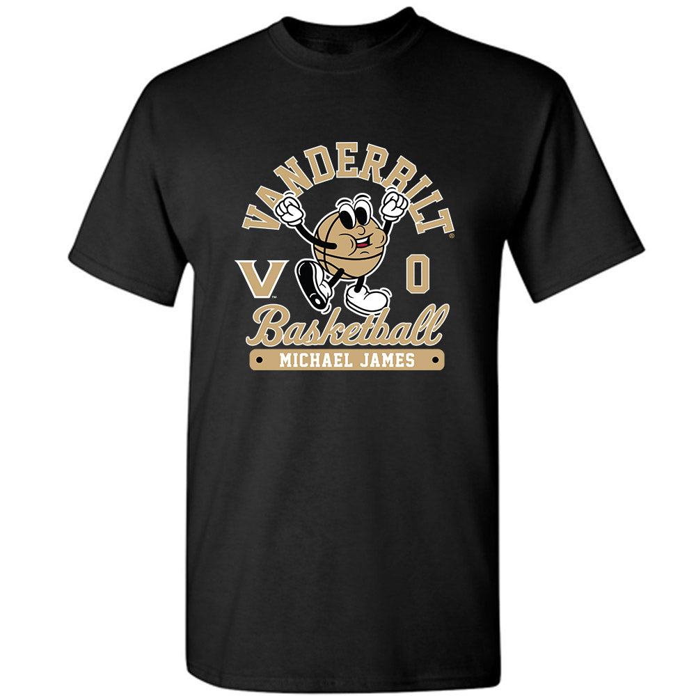 Vanderbilt - NCAA Men's Basketball : Michael James - Fashion Shersey T-Shirt-0