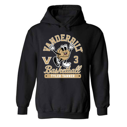 Vanderbilt - NCAA Men's Basketball : Tyler Tanner - Fashion Shersey Hooded Sweatshirt-1