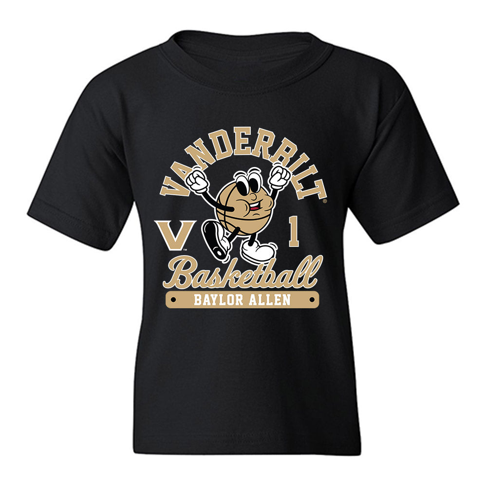 Vanderbilt - NCAA Men's Basketball : Baylor Allen - Fashion Shersey Youth T-Shirt-0