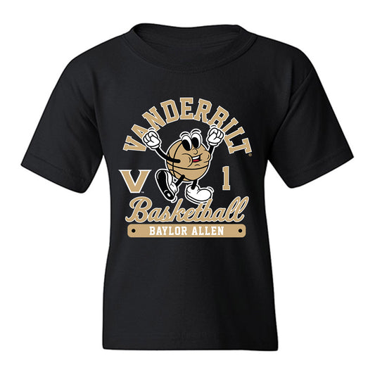 Vanderbilt - NCAA Men's Basketball : Baylor Allen - Fashion Shersey Youth T-Shirt-0