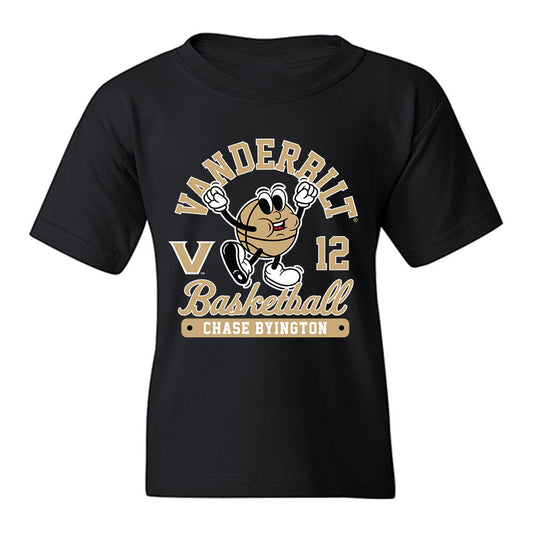 Vanderbilt - NCAA Men's Basketball : Chase Byington - Fashion Shersey Youth T-Shirt-0