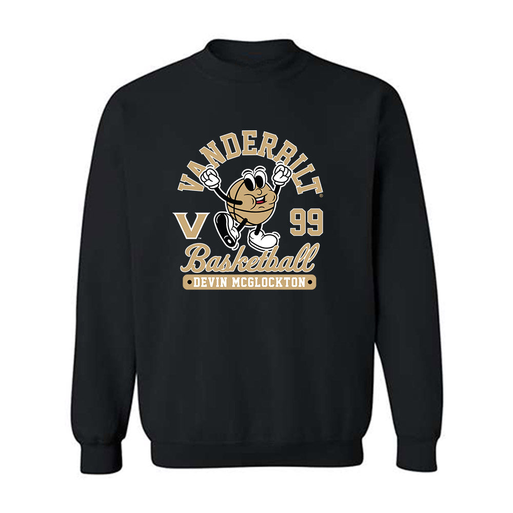 Vanderbilt - NCAA Men's Basketball : Devin Mcglockton - Fashion Shersey Crewneck Sweatshirt-0