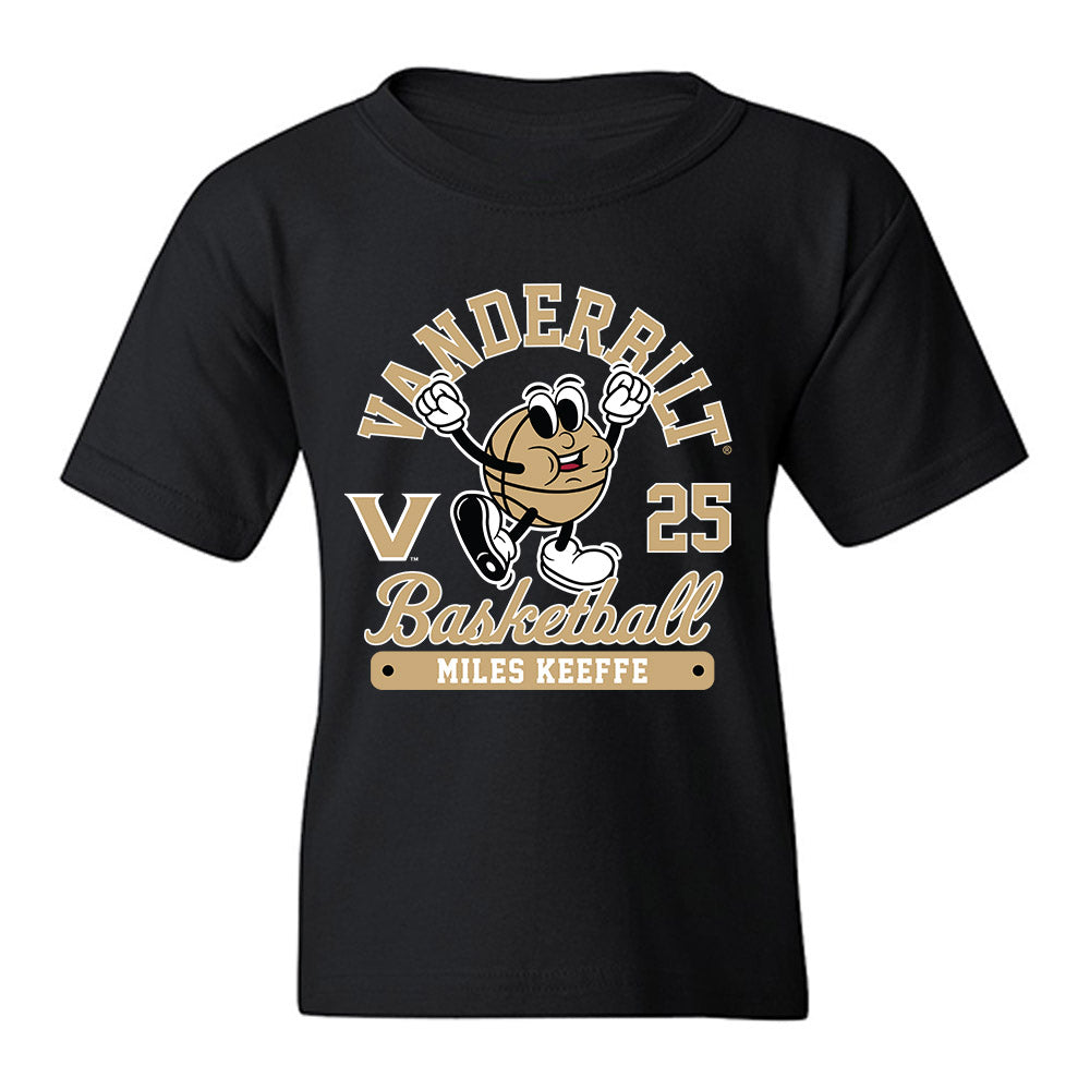 Vanderbilt - NCAA Men's Basketball : Miles Keeffe - Fashion Shersey Youth T-Shirt-0